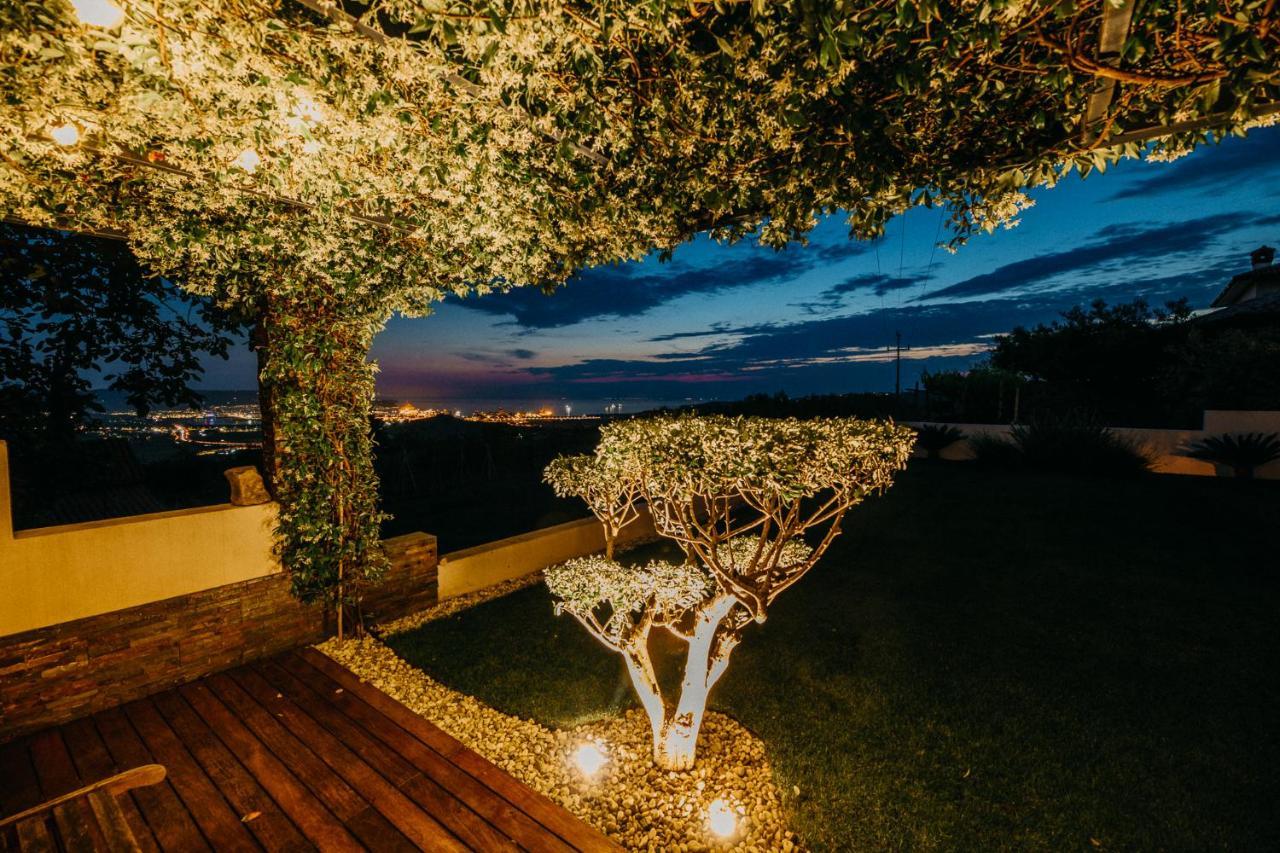 Villa Sunset Pool & Spa Apartments Zgornje Skofije Kültér fotó